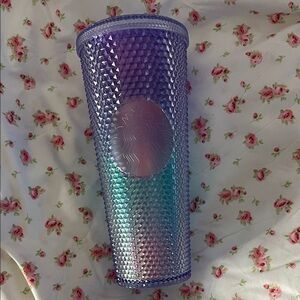 Starbucks Purple and Blue Textured Tumbler